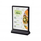 LED T stovas - A5 portretas juodas