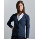 V-Neck Knitted Cardigan. Moteriškas megztinis, Russell Collection 0R715F0