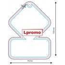 Kvapai automobiliams, rombas su tekstui skirta vieta