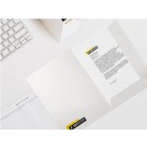 Dokumentų aplankai su vienpuse spauda, A4, UV + soft touch laminavimas
