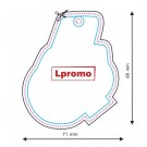 Automobiliniai kvapukai su reklamine spauda, forma lpf459