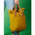 Drabužiai reklamai (Recycled Twin Handle Roll-Top Laptop Backpack), Bagbase BG118L