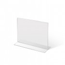 T formos meniu laikiklis, horizontalus, A6