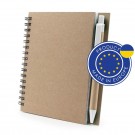 Reklaminė atributika su logotipu (Notebook A6 with ball pen | Sidney)