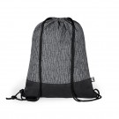Reklaminė atributika su logotipu (Water repellent RPET drawstring bag, reflective material)