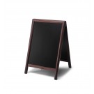 Natura tamsiai ruda kreidinė lenta 55 x 85 cm