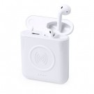 Belaidės ausinės, power bankas 5200 mAh, bevielis įkroviklis 5W