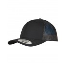 Drabužiai reklamai (Trucker Recycled Polyester Fabric Cap), Flexfit 6606TR