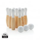 Verslo dovanos: (en:Wooden skittles set)
