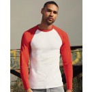 Vyriški beisbolo marškinėliai ilgomis rankovėmis iš storo audinio, Fruit of the Loom 61-028-0