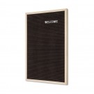 Juoda raidžių lenta 40 x 60 cm