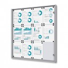 Vidaus užrakinama vitrina Ekonominė B1 atspari ugniai 12x A4