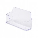 Vizitinių kortelių laikiklis, vieno lygio, horizontalus, 28 mm kišenės gylis.