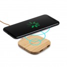 Reklaminė atributika su logotipu (Bamboo wireless charger 10W B'RIGHT | Jazzlyn)