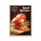 25 mm užspaudžiamas rėmas su įstrižais kampais 70 x 100 cm (medis)