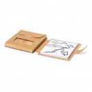 Reklaminė atributika su logotipu (Recycled cardboard colouring set, coloured pencils)