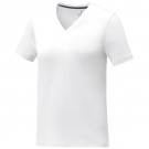 Reklaminė atributika: Somoto short sleeve womens V-neck t-shirt