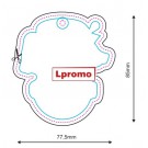 Automobiliniai kvapai su logo, forma lpf180