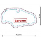 Automobiliniai kvapai su logo, forma lpf704