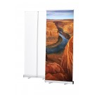 Ištraukiamas reklaminis stendas Plus 100 x 200 cm (2 pėdos)