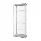 Stiklinė vitrina su dvigubomis durimis 80 x 40 x 200 cm