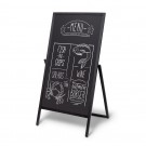 Medinė A formos lenta 68x140 cm juoda