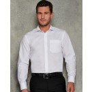 Tailored Fit Poplin Shirt. Vyriški marškiniai, Kustom Kit KK142