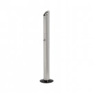 Cilindrinė peleninė stulpas iš nerūdijančio plieno