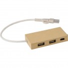 Reklaminė atributika su logotipu (USB 2.0 hub made of recycled cardboard)