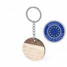Reklaminė atributika su logotipu (Wooden keyring)