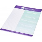 Bloknotas DL klijuota nugarėle, be viršelio, 100 lapelių