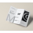 Perlenkta ,,Z” raidės forma reklaminė skrajutė, kvadratinė, dydis: 200x200 mm, 170 g