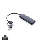 Verslo dovanos: (en:RCS recycled plastic USB hub with dual input)