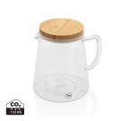 Verslo dovanos: (en:Ukiyo borosilicate glass carafe with bamboo lid 1.2L)