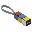 Spalvotas USB kabelis įkrovimui
