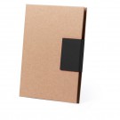 Reklaminė atributika su logotipu (Memo holder, notebook approx. A5, sticky notes, ball pen)