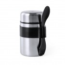 Reklaminė atributika su logotipu (Thermo food container 500 ml, cutlery)
