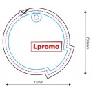 Automobilio kvapai su logotipu, apskritimas