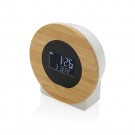 Verslo dovanos: (en:Utah RCS rplastic and bamboo LCD desk clock)