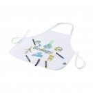 Reklaminė atributika su logotipu (RPET kitchen apron for colouring, crayons)