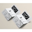 Perlenkta ,,Z” raidės forma reklaminė skrajutė, DL, horizontali, dydis: 99x210 mm, 170 g