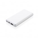 Ultra fast 10,000 mAh POWERBANK su PD, baltos spalvos