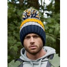 Drabužiai reklamai (Hygge Striped Beanie), Beechfield B392