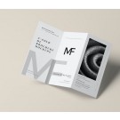 Perlenkta ,,Z” raidės forma reklaminė skrajutė, A5, horizontali, dydis: 210x148 mm, 170 g