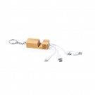 Reklaminė atributika su logotipu (Charging cable, phone stand, keyring)