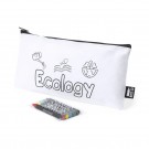 Reklaminė atributika su logotipu (RPET pencil case for colouring, crayons)
