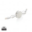 Verslo dovanos: (en:RCS standard recycled plastic and TPE 6-in-1 cable)