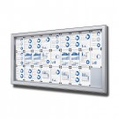 Lauko užrakinama vitrina, ypač gili, 27x A4