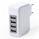 USB sieninis įkroviklis su 4 USB jungtimis 3.1 A 