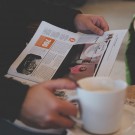 Reklaminis laikraštis, A4, 8 puslapiai, zigzagu sulankstymas
